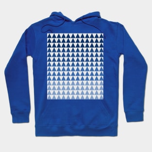 Blue Zig Zag Design Hoodie